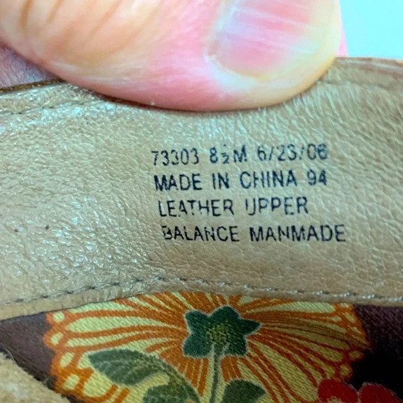 Clarks Artisan Collection Women's Brown Leather Mules Clogs Size 8.5M Block Heel - Picture 11 of 15